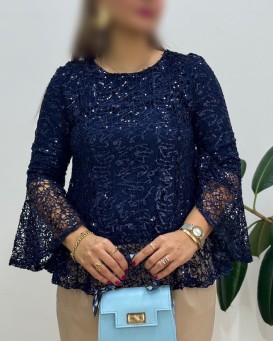 شومیز مزونی پولکی