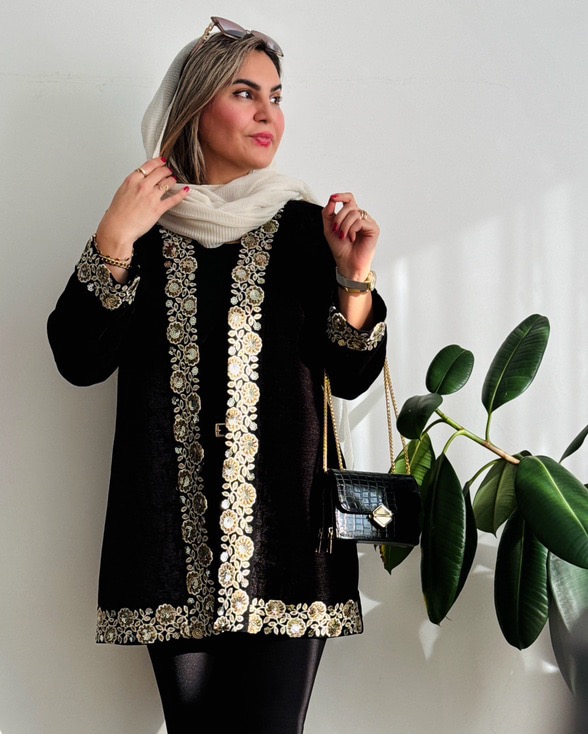 کت مزونی مخمل 1
