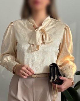 شومیز ساتن ترمه