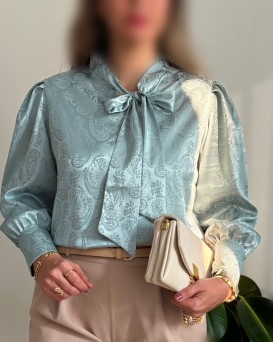 شومیز ساتن ترمه