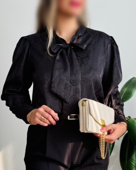 شومیز ساتن ترمه