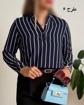 شومیز حریر دو دگمه 4