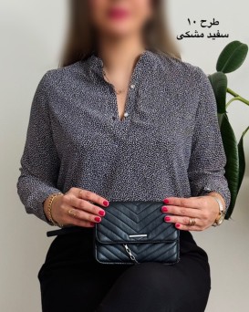شومیز حریر دو دگمه6