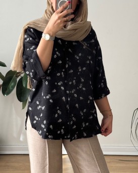 شومیز مانتویی گلبرگ