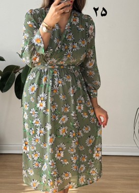 پیراهن حریر سرمه سری 20