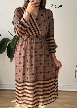 پیراهن حریر سرمه سری 21