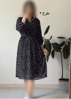 پیراهن حریر سرمه سری 21