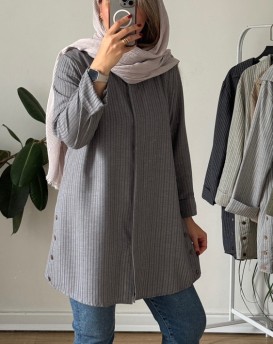 مانتو لینن بغل دگمه 1