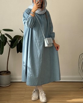 پیراهن جین پارچه ترک 3