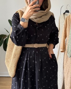پیراهن مانتویی بابونه7