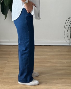 شلوار نیم بگ جین کاغذی