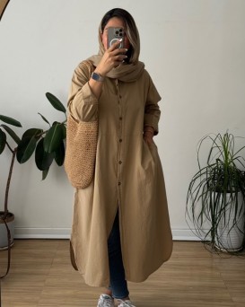 پیراهن مانتویی شهرزاد