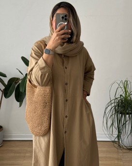پیراهن مانتویی شهرزاد