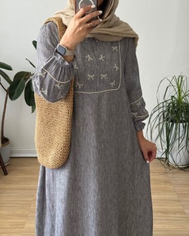 مانتو عبایی پاپیون