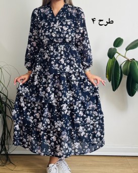 پیراهن حریر مجلسی دلناز