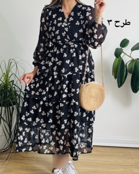 پیراهن حریر مجلسی دلناز